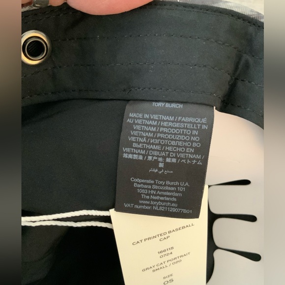 NWT TORY BURCH CAT PRINT LTD. EDITION BASEBALL CAP HAT 1 DAY SPECIAL - Picture 7 of 8